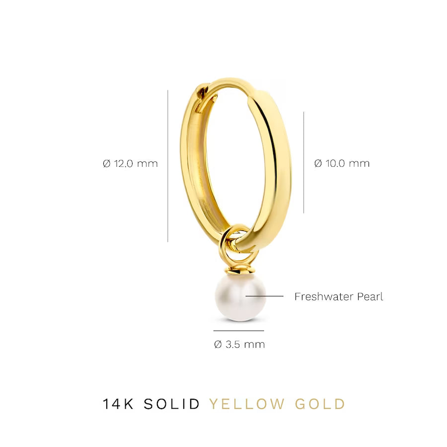 Isabel Bernard Ohrringe Isabel Bernard Belleville Luna - 585 gold