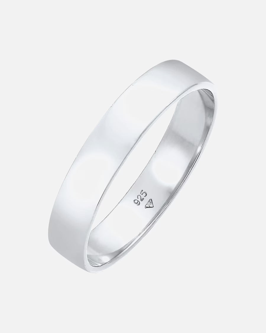 KUZZOI Bandring Herrenring Freundschaftsring 925 Silber