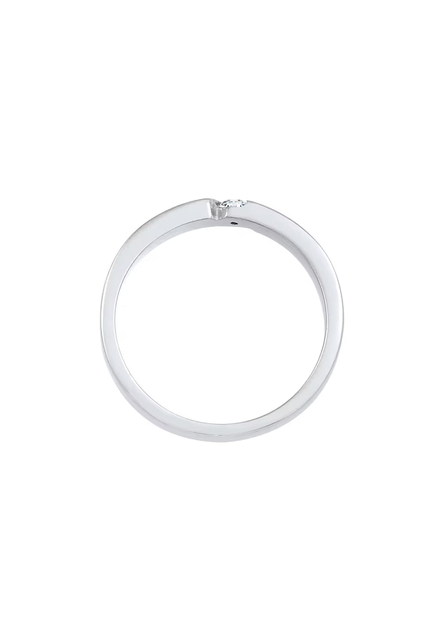 Elli DIAMONDS Verlobungsring Diamant (0.06 ct.) 925 Silber