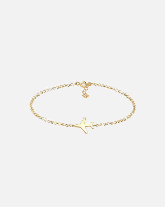 Elli Basic Erbskette Flugzeug Travel Reise 925 Silber