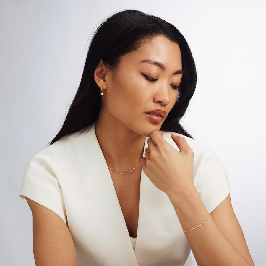 Isabel Bernard Ohrringe Isabel Bernard Belleville Luna - 585 gold