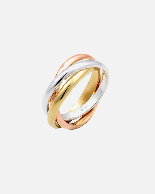 Elli Basic Wickelring Klassisches Design 925 Silber