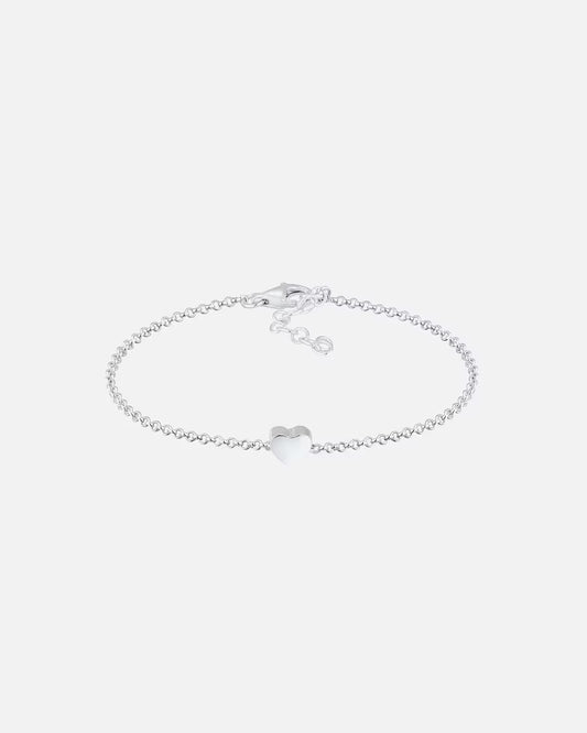 Elli Basic Trend Erbskette Herz Love Liebe 925 Silber