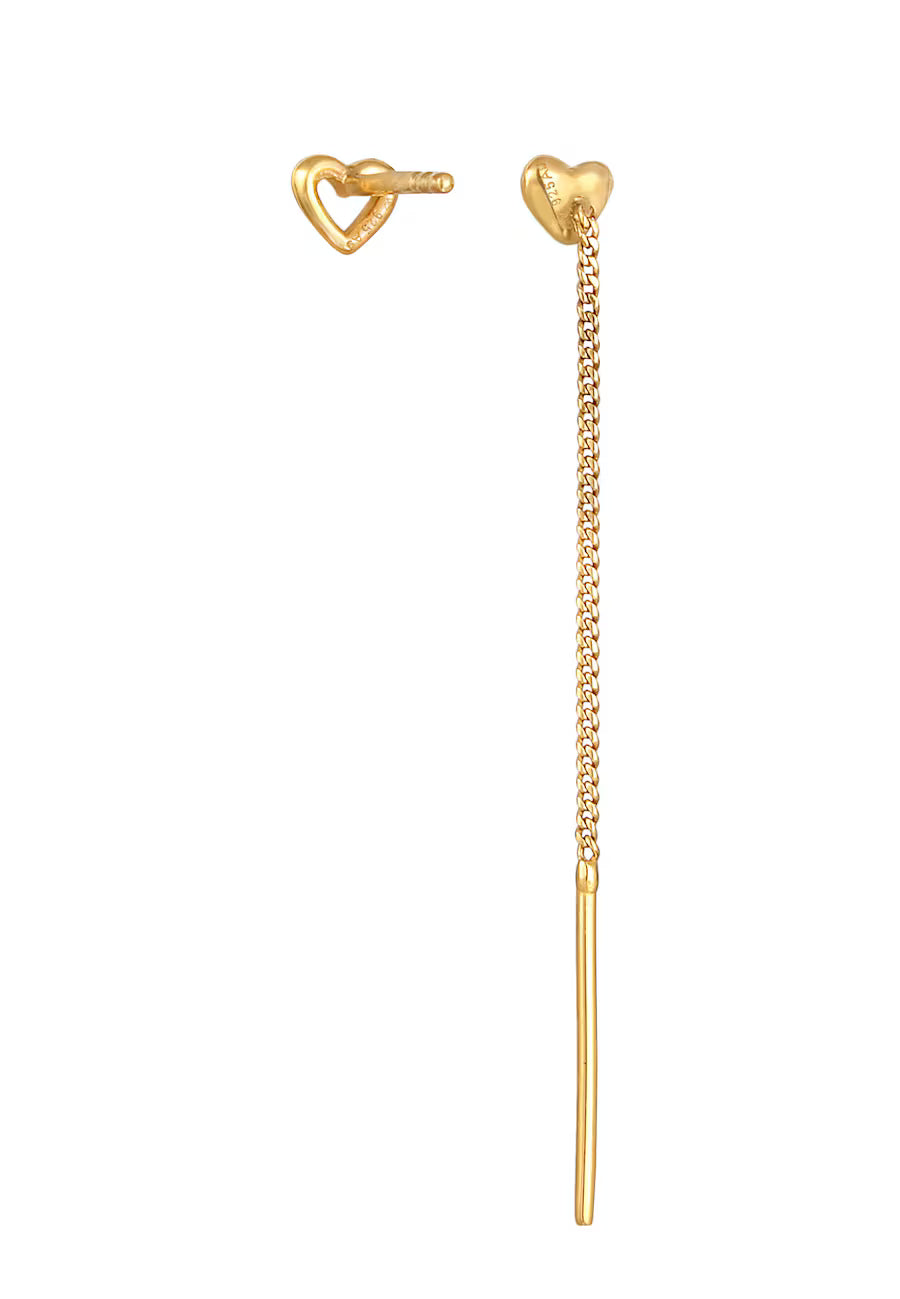 Elli Herz Ohrhänger Ohrstecker 925 Silber