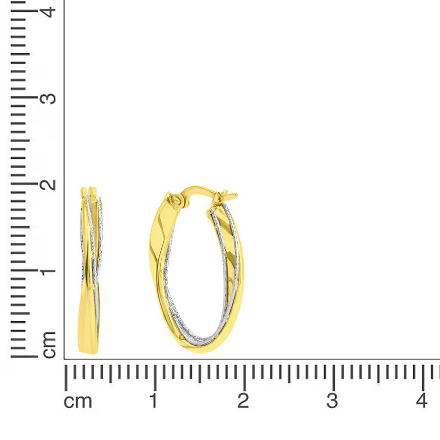 Fascination by Ellen K. Creolen 375/- Gold