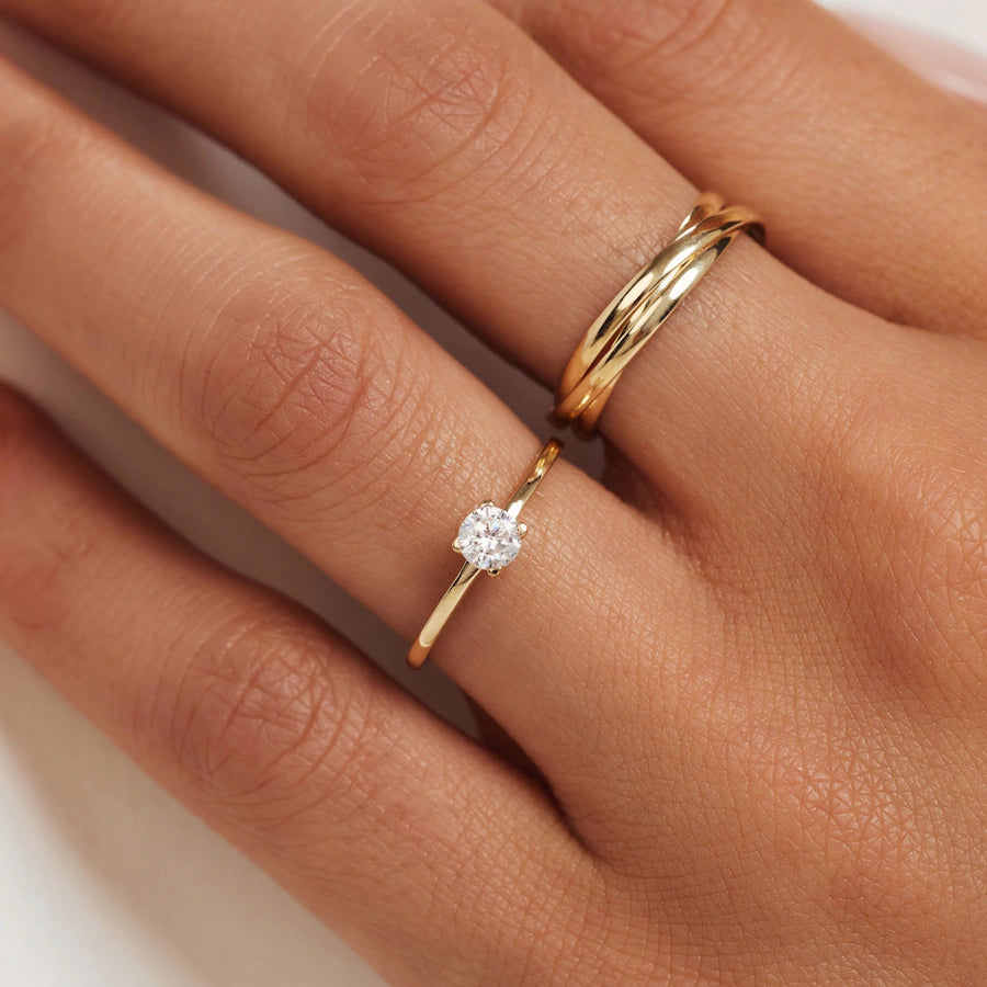 Isabel Bernard Ring Isabel Bernard Rivoli Méline - 585 gold