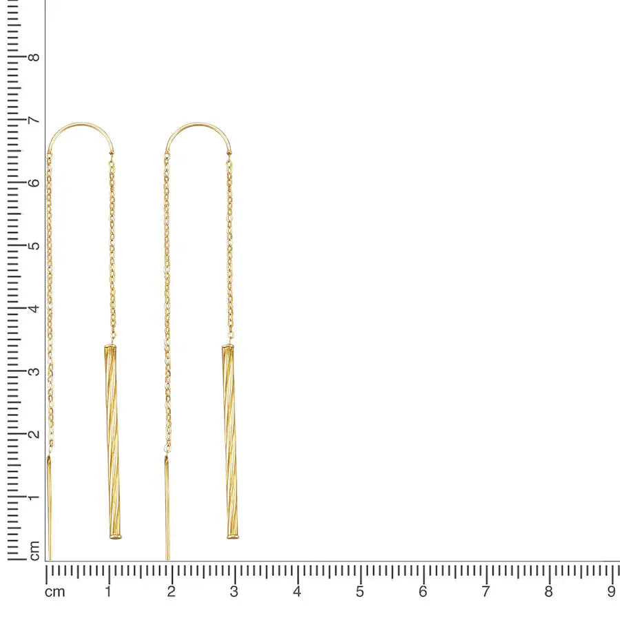 Fascination by Ellen K. Ohrhänger 375/- Gold