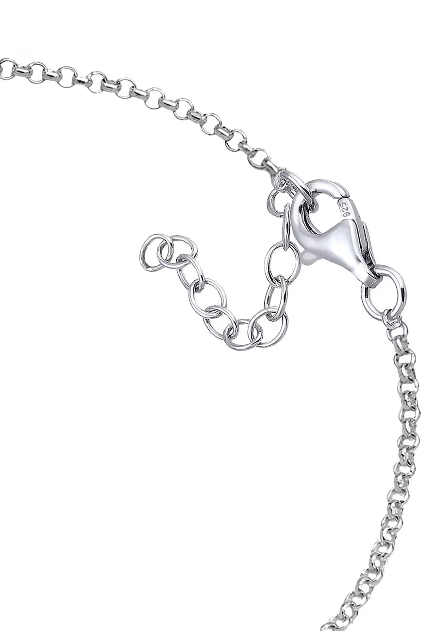 Elli Basic Trend Erbskette Herz Love Liebe 925 Silber