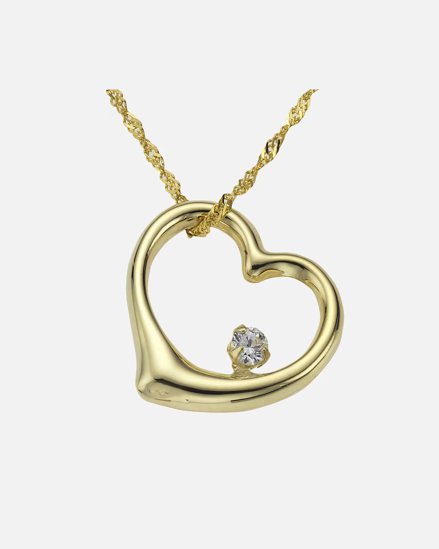 Fascination by Ellen K. Halskette 333/- Gold Zirkonia weiß